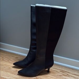 Elegant Black Knee-High Women's Boots